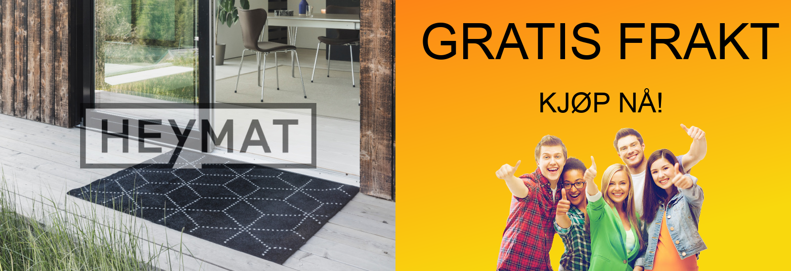 Heymat dørmatter med design
