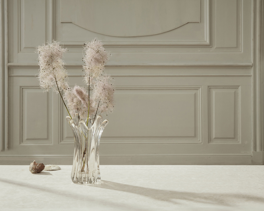 Ferm Living Holo Vase, clear Klar fra FermLiving - Rask levering
